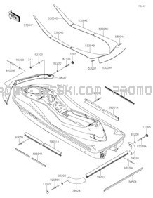Pads pour Kawasaki 2021 JET SKI® ULTRA® 310R