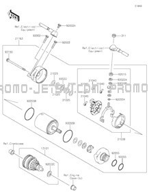 Starter Motor pour Kawasaki 2021 JET SKI® ULTRA® 310R