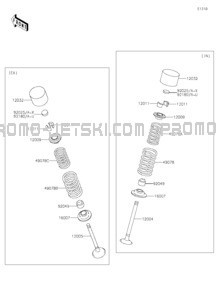 Valve(s) pour Kawasaki 2021 JET SKI® ULTRA® 310R