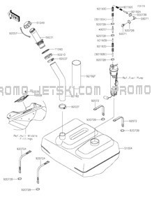 Fuel Tank pour Kawasaki 2021 JET SKI® ULTRA® LX