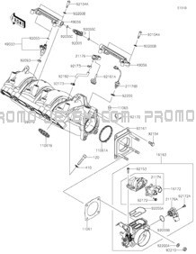 Throttle pour Kawasaki 2022 JET SKI® SX-R