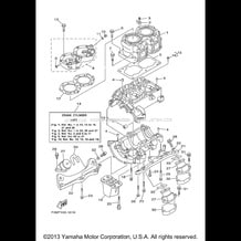 CYLINDER CRANKCASE pour Yamaha 2001 WaveRunner XL 700 (XL700Z) 2001