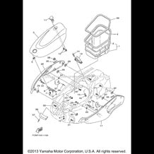 ENGINE HATCH 2 pour Yamaha 2001 WaveRunner XL700 - XL700Z - 2001