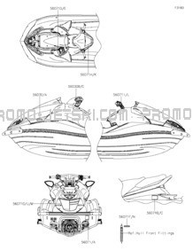 Labels pour Kawasaki 2022 Ultra LX