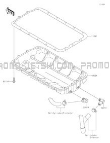Oil Pan pour Kawasaki 2022 Ultra LX