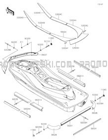 Pads pour Kawasaki 2022 Ultra LX
