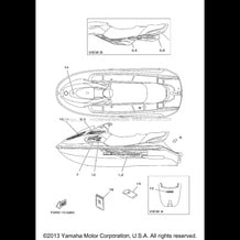 GRAPHICS pour Yamaha 2001 WaveRunner XL 700 (XL700Z) 2001