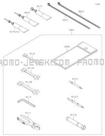 Owner's Tools pour Kawasaki 2023 JET SKI® STX® 160X