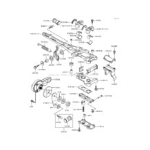 Handle Pole pour Kawasaki 1992 SC