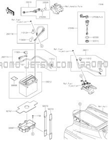 Electrical Equipment pour Kawasaki 2023 JET SKI® SX-R 160