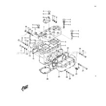 CYLINDER HEAD/CYLINDER pour Kawasaki 1982 JS550