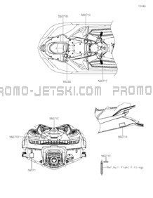 Labels pour Kawasaki 2023 JET SKI® ULTRA® 160LX-S