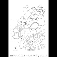 ENGINE HATCH 2 pour Yamaha 2001 WaveRunner XL800 - XA800Z - 2001