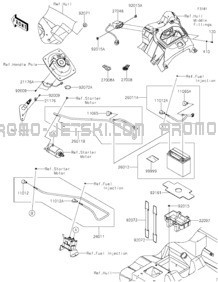 Electrical Equipment pour Kawasaki 2024 JET SKI® STX® 160