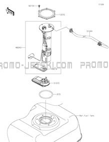Fuel Pump pour Kawasaki 2024 JET SKI® STX® 160
