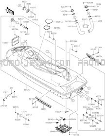 Hull pour Kawasaki 2024 JET SKI® STX® 160