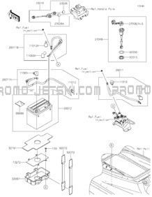 Electrical Equipment pour Kawasaki 2024 JET SKI® SX-R 160