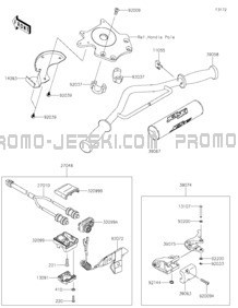 Handlebar pour Kawasaki 2024 JET SKI® SX-R 160