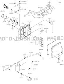 Intake Silencer pour Kawasaki 2024 JET SKI® SX-R 160