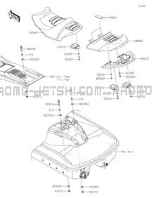 Seat pour Kawasaki 2024 JET SKI® ULTRA® 310LX
