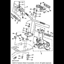 STEERING pour Yamaha 1991 WaveRunner SUPER JET - SJ650P - 1991