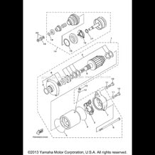 STARTING MOTOR pour Yamaha 2001 WaveRunner XL 800 (XA800Z) 2001
