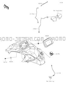Meters pour Kawasaki 2024 Ultra 160LX