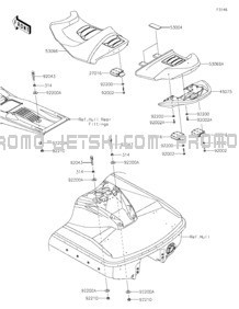 Seat pour Kawasaki 2024 Ultra 160LX