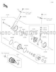 Starter Motor pour Kawasaki 2024 Ultra 160LX