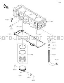Cylinder Piston(s) pour Kawasaki 2024 Ultra 310LX