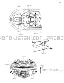 Labels pour Kawasaki 2024 Ultra 310LX-S