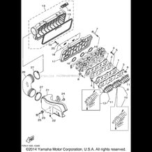 INTAKE pour Yamaha 2001 WaveRunner XLT1200 - XA1200AZ - 2001