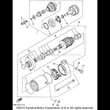 STARTING MOTOR pour Yamaha 2001 WaveRunner XLT1200 - XA1200AZ - 2001