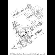 CRANKSHAFT PISTON pour Yamaha 2002 WaveRunner FX140 - FX1000A - 2002