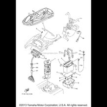 ELECTRICAL 3 pour Yamaha 2002 WaveRunner FX140 - FX1000A - 2002