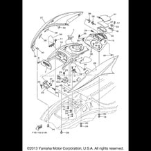 ENGINE HATCH 1 pour Yamaha 2002 WaveRunner FX140 - FX1000A - 2002