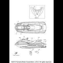 GRAPHICS pour Yamaha 2002 WaveRunner FX140 - FX1000A - 2002