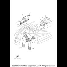 VENTILATION pour Yamaha 2002 WaveRunner FX 140 (FX1000A) 2002