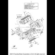 CRANKCASE pour Yamaha 2002 WaveRunner FX 140 (FX1000CA) 2002