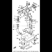 FUEL TANK pour Yamaha 1991 WaveRunner WAVE RUNNER 500 (WR500P) 1991