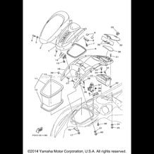 ENGINE HATCH 2 pour Yamaha 2002 WaveRunner GP 1200 (GP1200AA) 2002