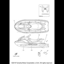 GRAPHICS pour Yamaha 2002 WaveRunner GP1200 - GP1200AA - 2002