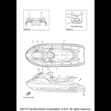 IMPORTANT LABELS pour Yamaha 2002 WaveRunner GP1200 - GP1200AA - 2002