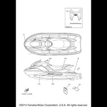 GRAPHICS pour Yamaha 2002 WaveRunner GP 800 R (GP800AA) 2002