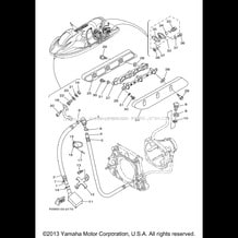 HULL DECK pour Yamaha 2002 WaveRunner GP800R - GP800AA - 2002