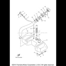 OIL TANK pour Yamaha 2002 WaveRunner GP800R - GP800AA - 2002