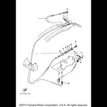 CONTROL CABLE pour Yamaha 2002 WaveRunner SUPER JET - SJ700BA - 2002