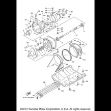 JET UNIT 1 pour Yamaha 2002 WaveRunner SUPER JET - SJ700BA - 2002