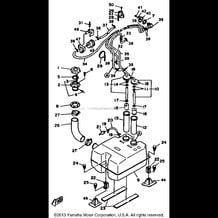 FUEL TANK pour Yamaha 1987 WaveRunner WR500H - 1987