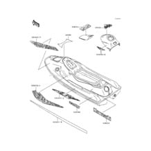 Decals(JH750-A2) pour Kawasaki 1993 750 SS